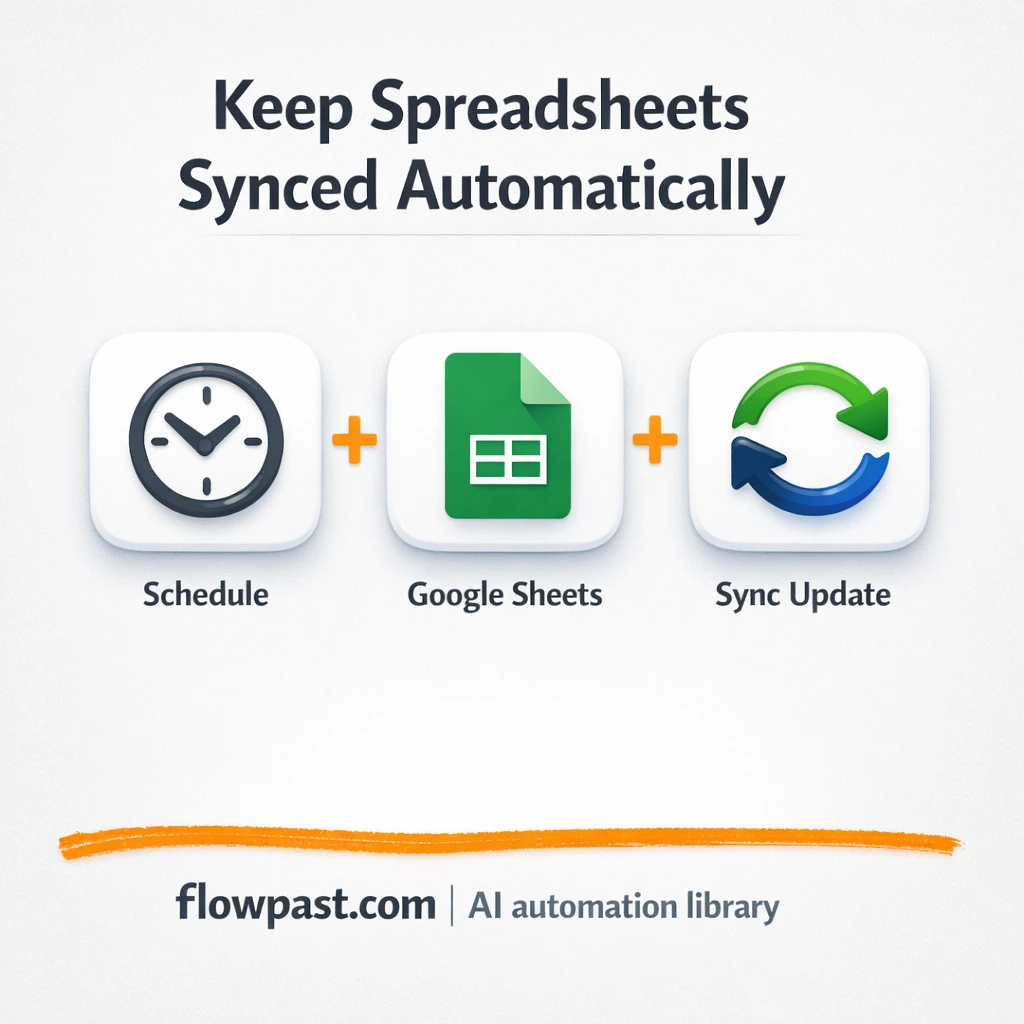 Google Sheets + Slack: synced copies teams can trust - n8n workflow automation template