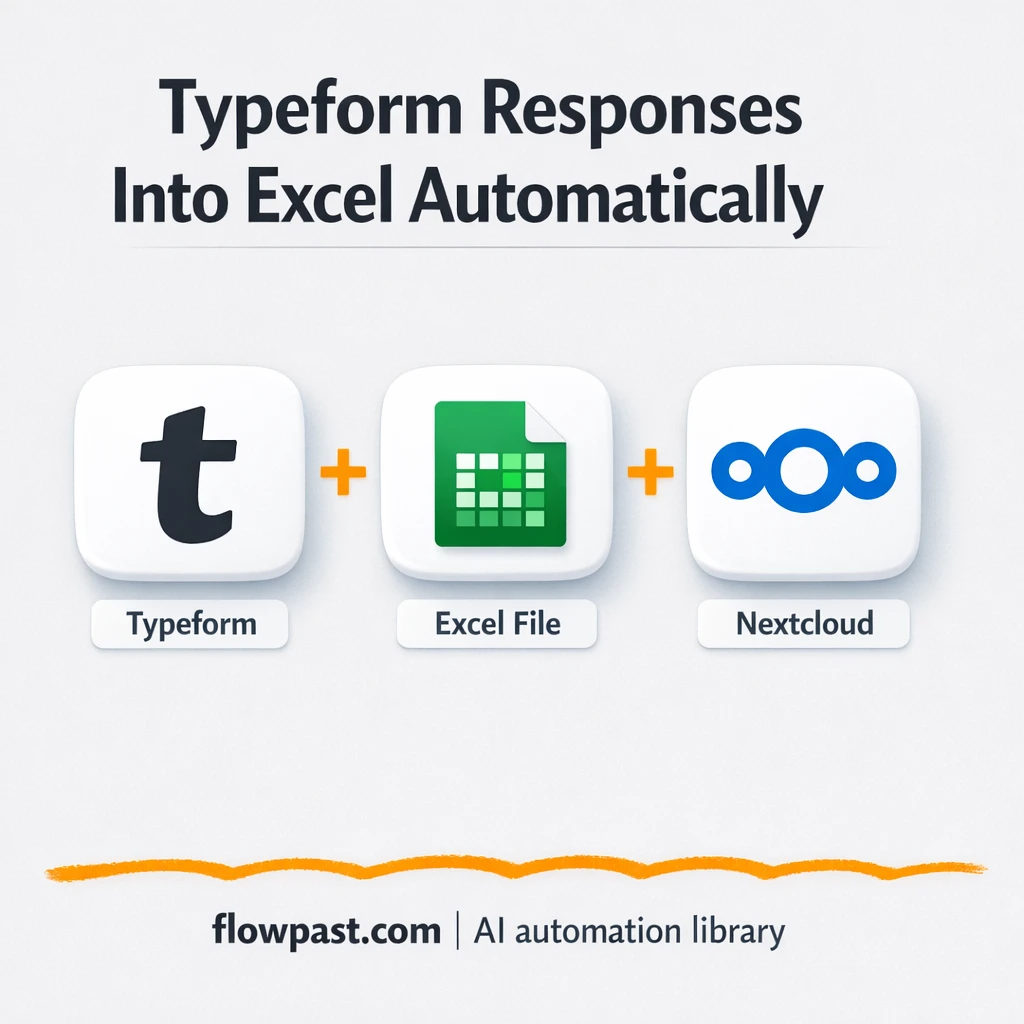 Convert Typeform data into spreadsheet - n8n workflow automation template