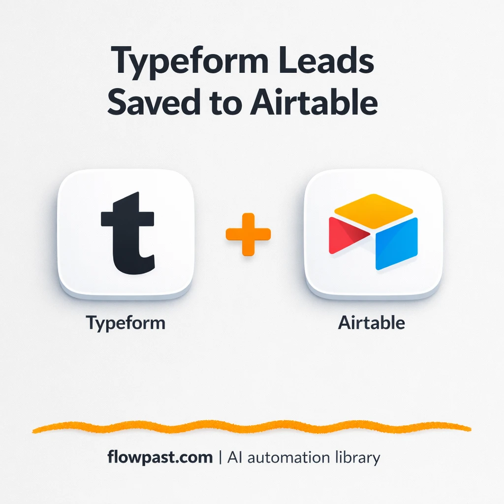 Save Typeform survey results to Airtable - n8n workflow automation template