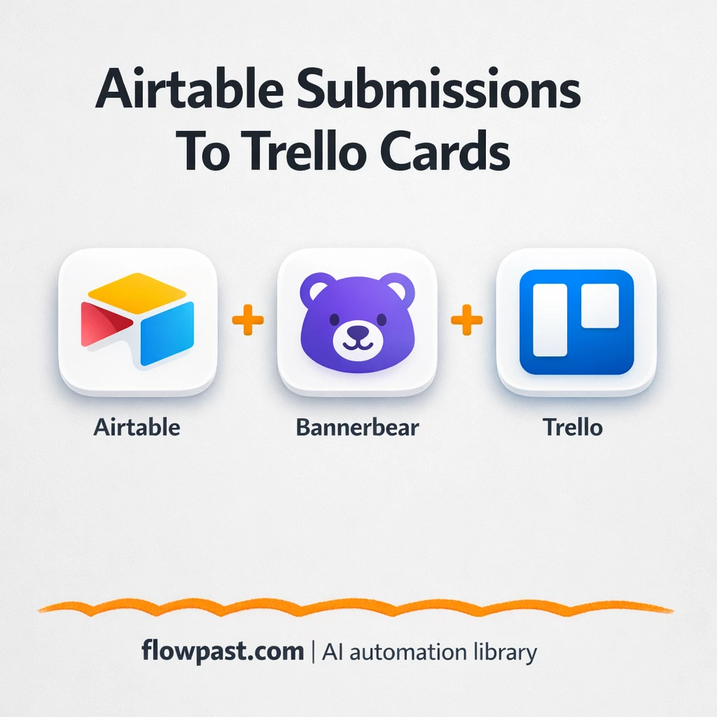 Send Airtable data as tasks to Trello - n8n workflow automation template