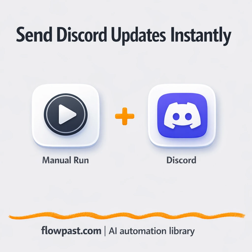 Discord + Google Sheets: announcements sent on demand - n8n workflow automation template