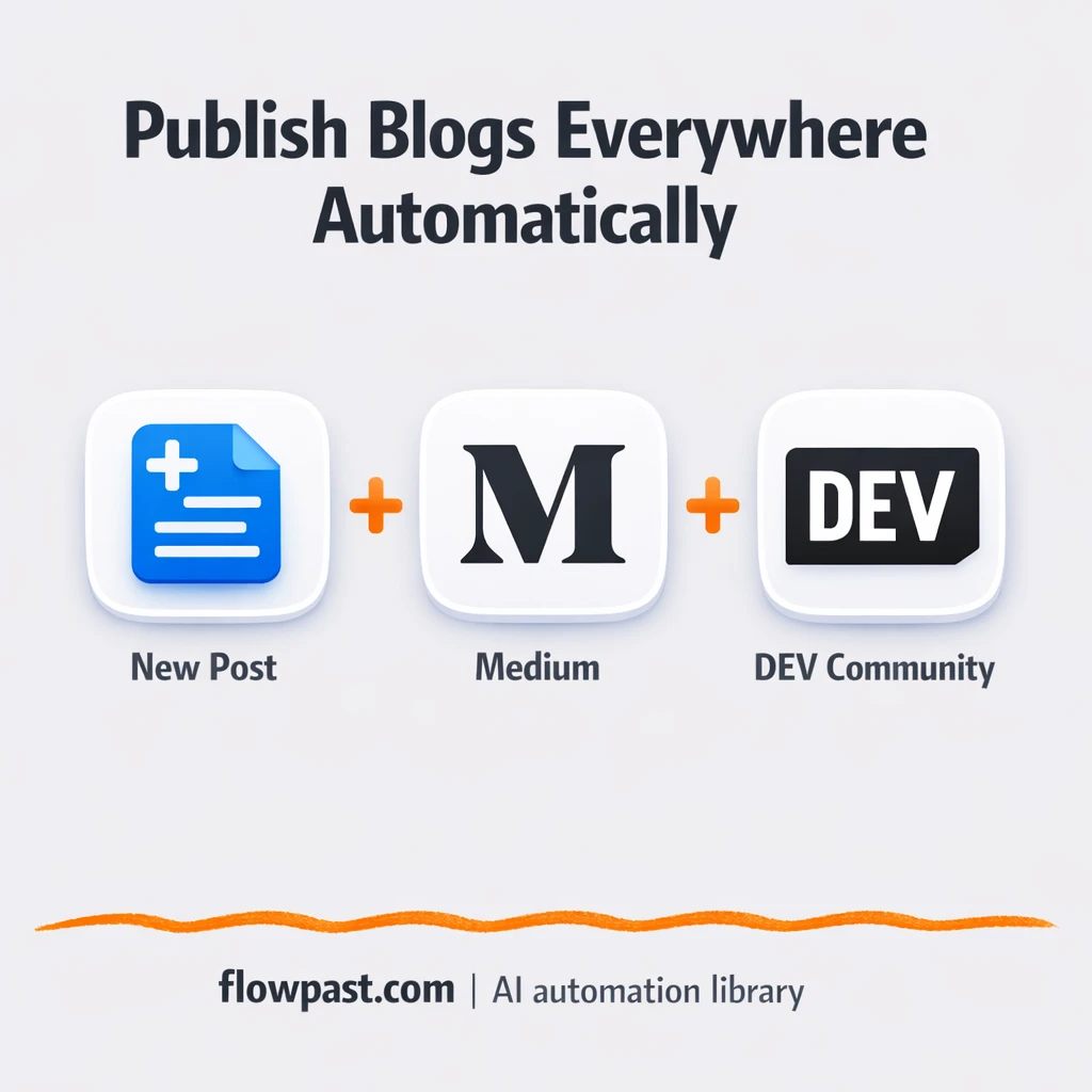 Strapi to Medium, posts published everywhere - n8n workflow automation template