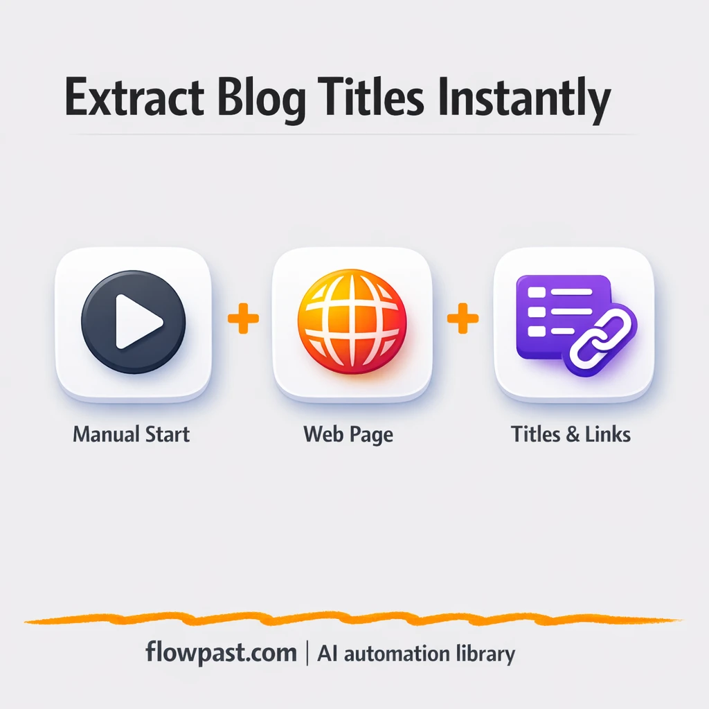 Hackernoon to Google Sheets, headlines logged daily - n8n workflow automation template