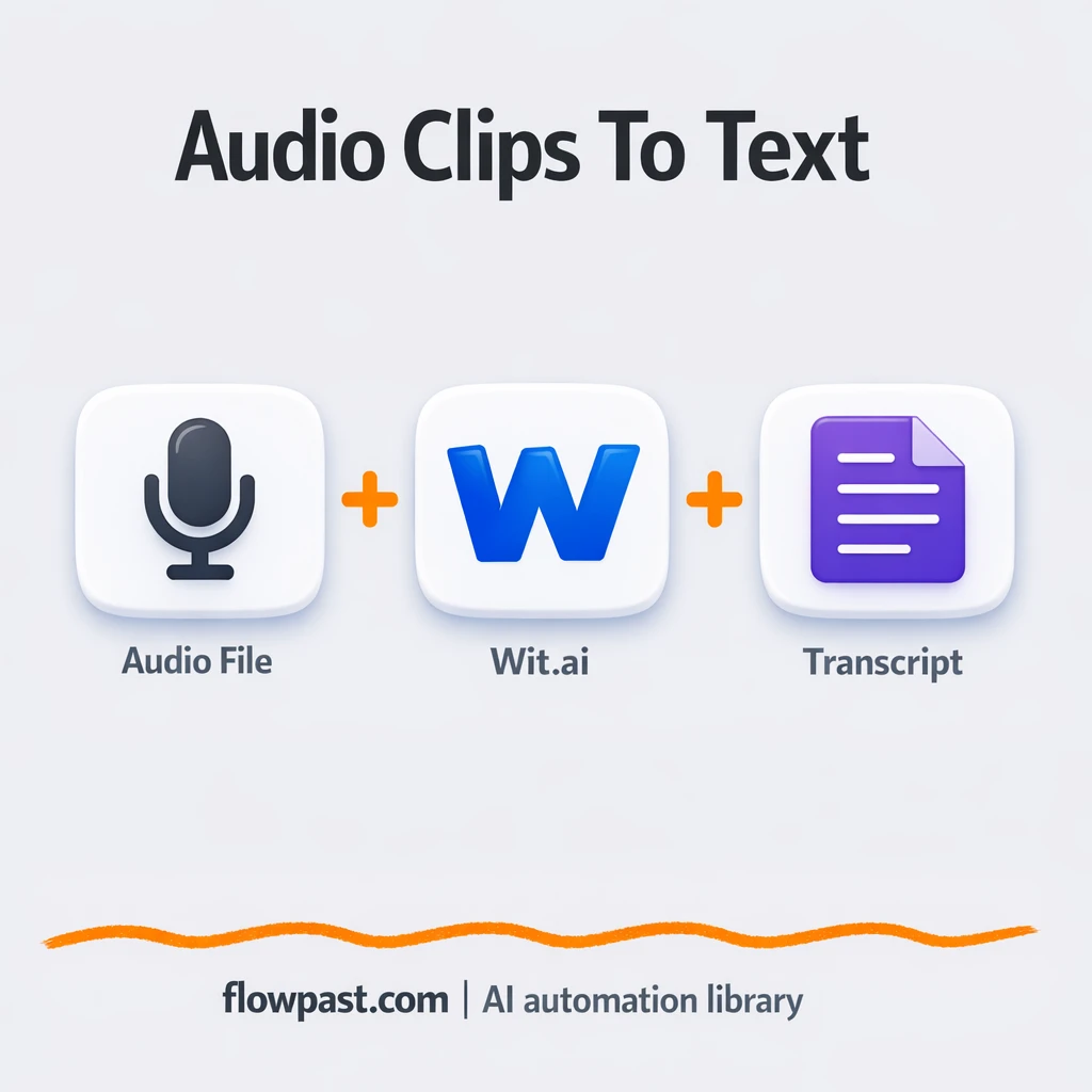 Wit.ai to Google Sheets, searchable voice notes - n8n workflow automation template