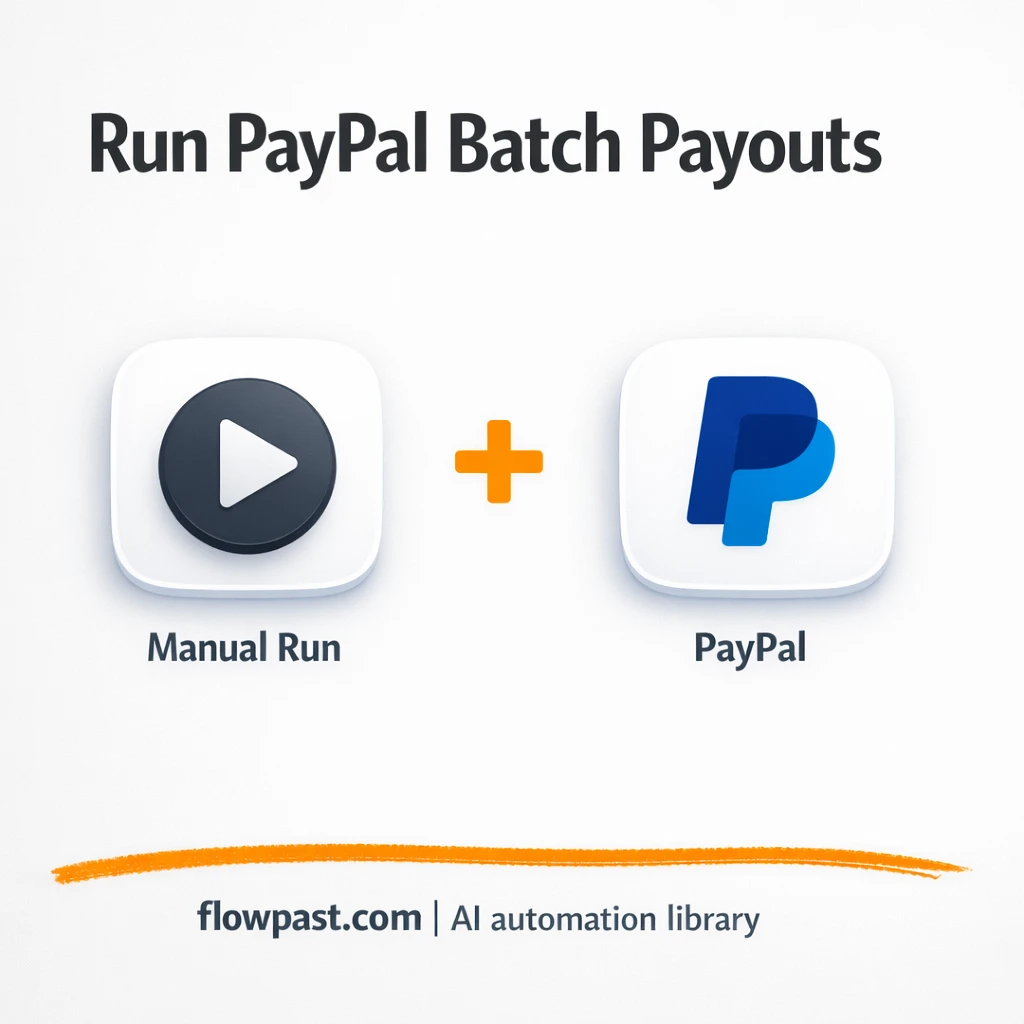 PayPal + Google Sheets: batch payouts without stress - n8n workflow automation template