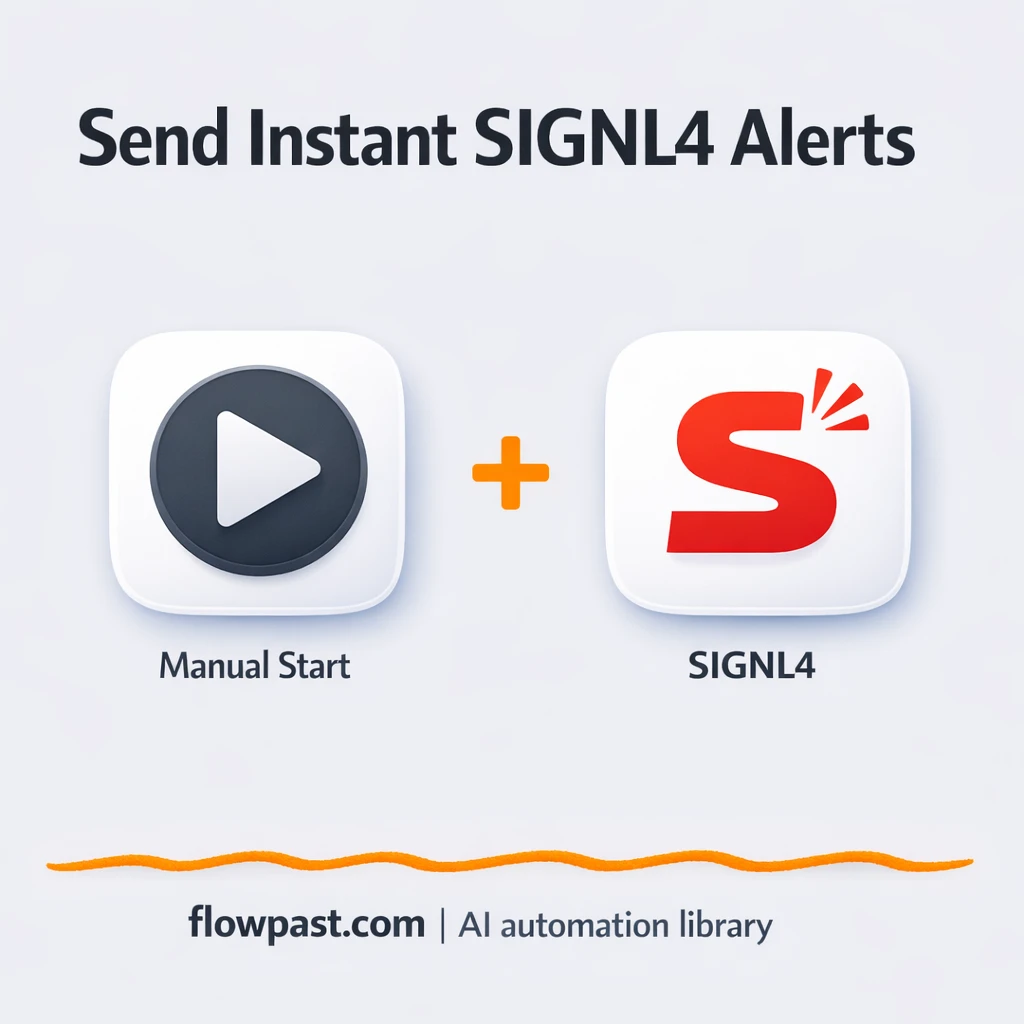 SIGNL4 + Slack: urgent alerts that get noticed - n8n workflow automation template