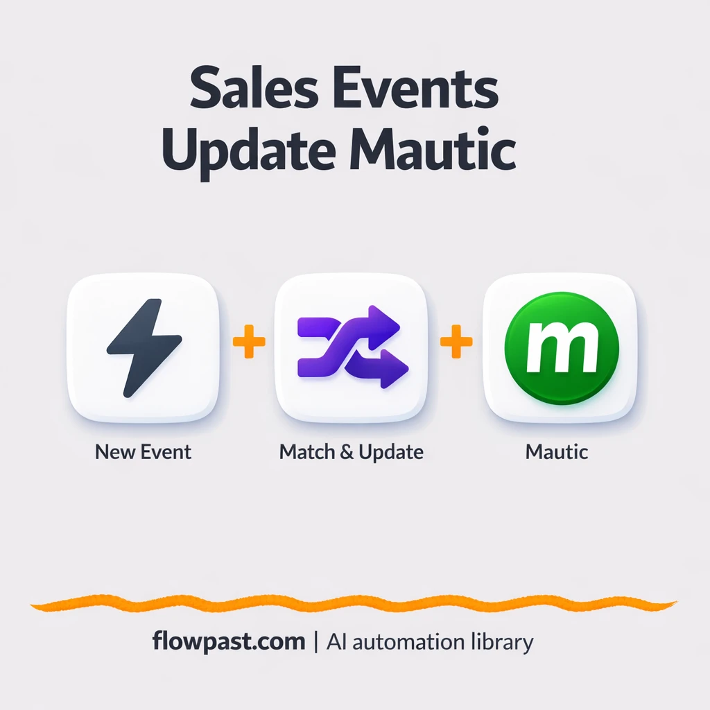 Teachable to Mautic, clean contacts and tags - n8n workflow automation template