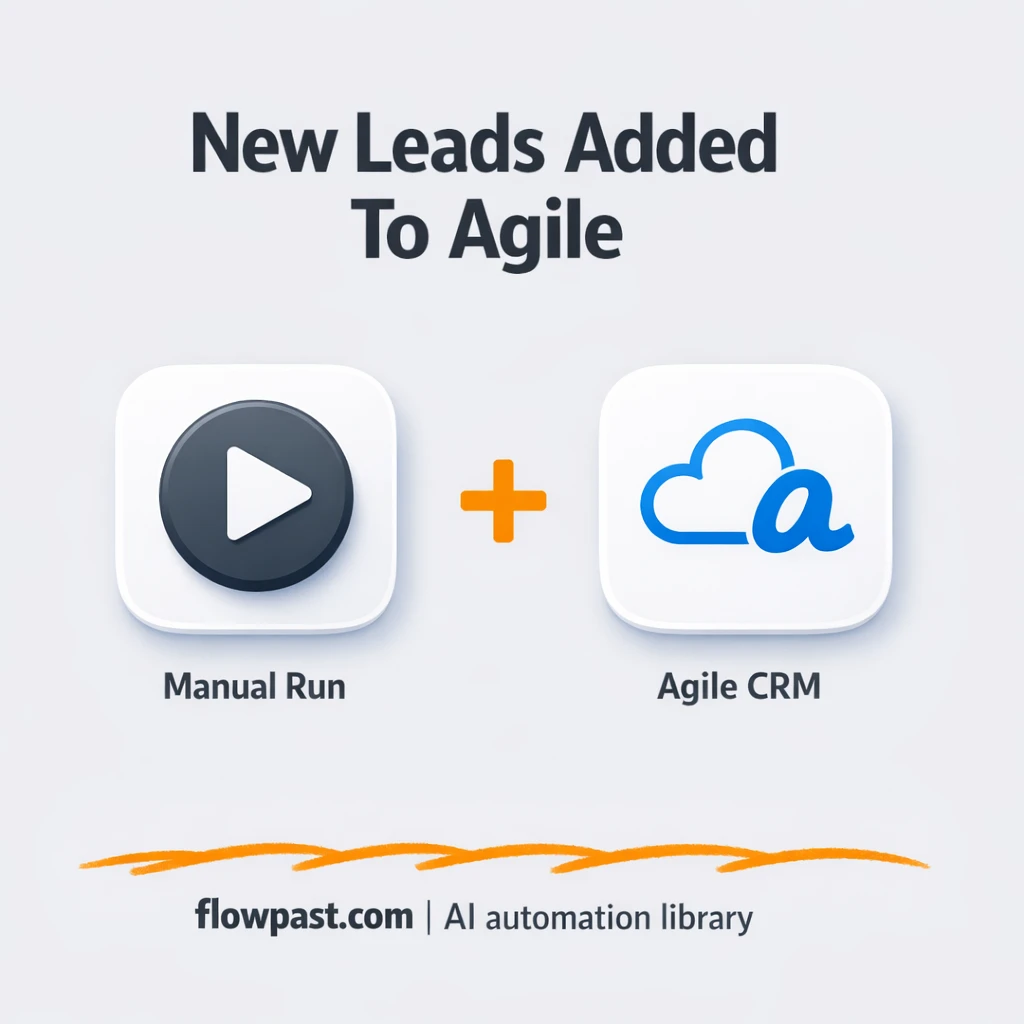 Google Sheets to Agile CRM, leads added without errors - n8n workflow automation template