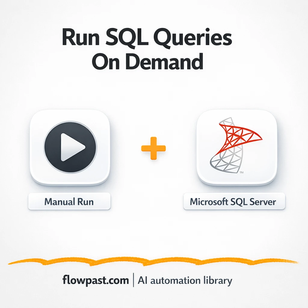 Microsoft SQL to Excel, repeatable reports on demand - n8n workflow automation template