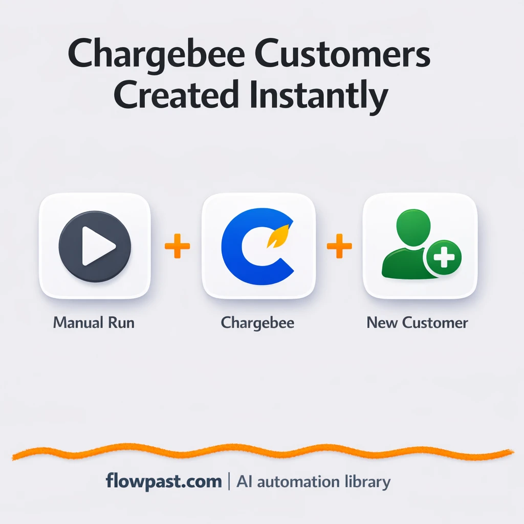 Chargebee + Google Sheets: clean customer setup - n8n workflow automation template