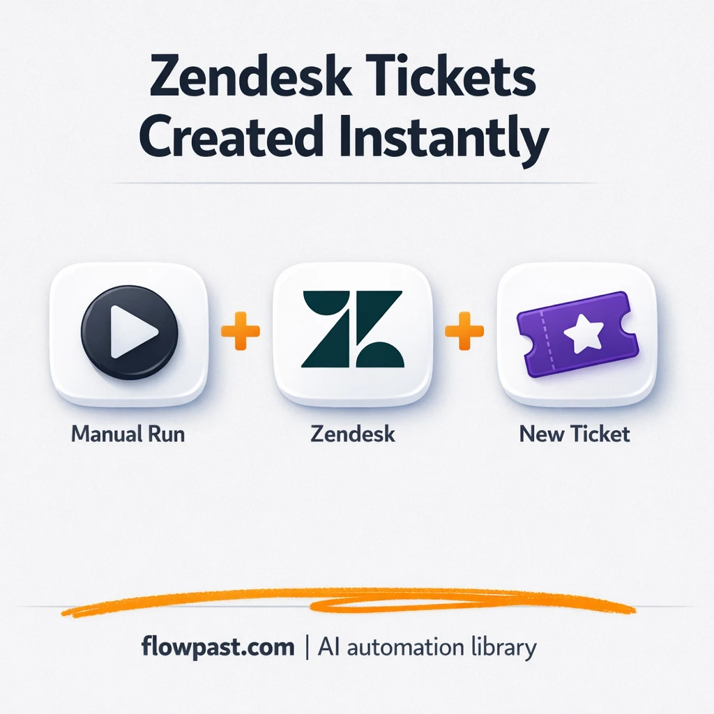 Slack to Zendesk, tickets created with consistent fields - n8n workflow automation template