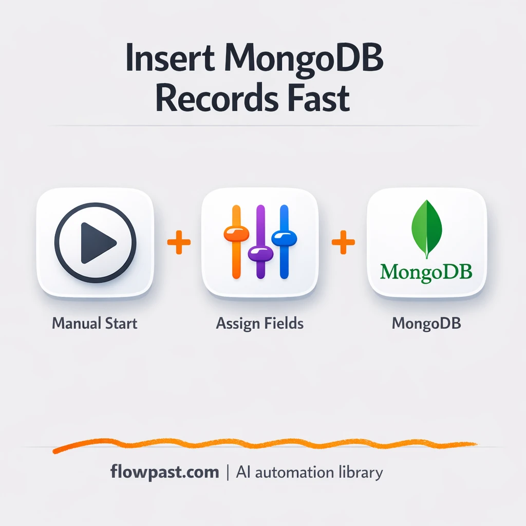 Google Sheets to MongoDB, clean records every time - n8n workflow automation template