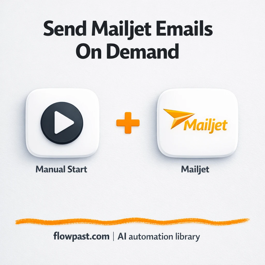 Mailjet + Gmail: send repeatable emails without errors - n8n workflow automation template