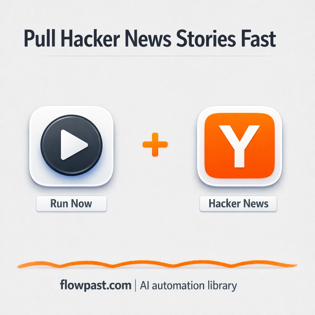 Hacker News to Google Sheets, research ready lists - n8n workflow automation template