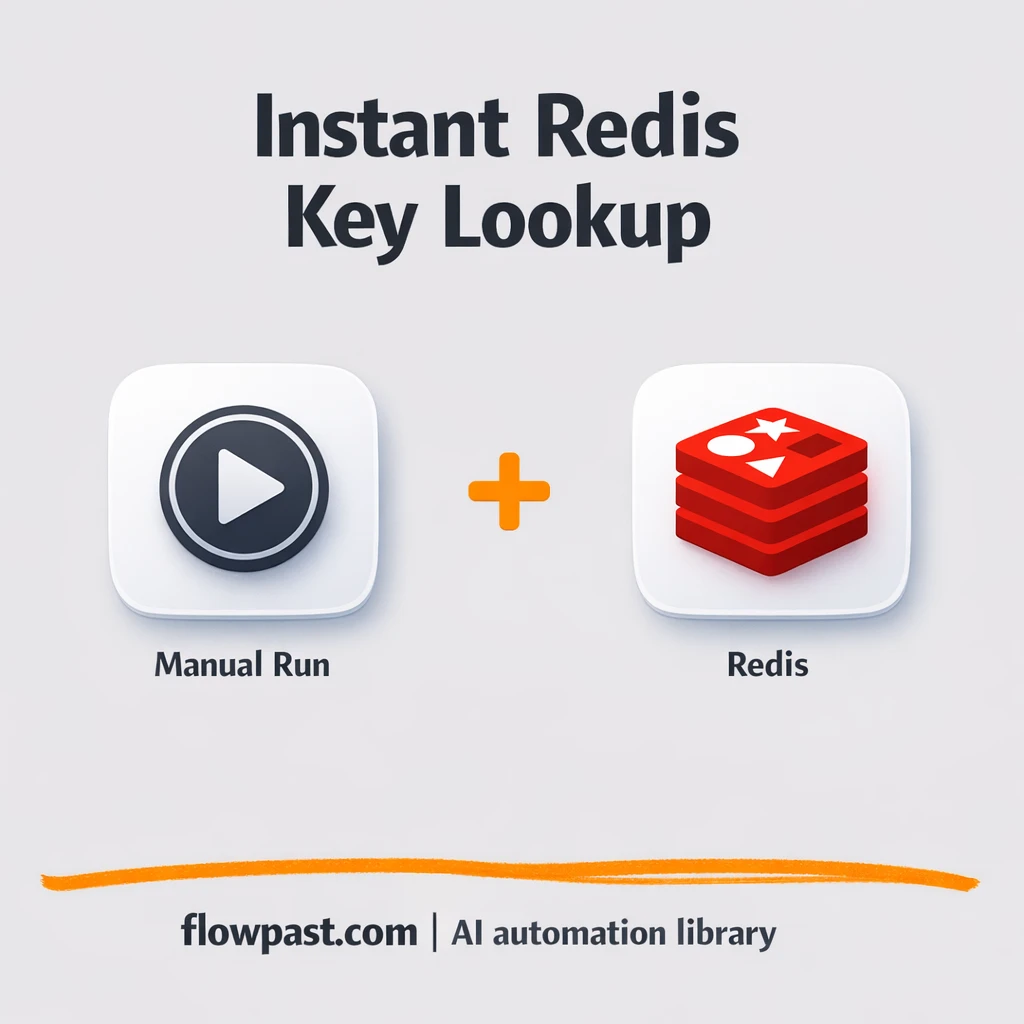 Redis to Slack: quick cache checks without console - n8n workflow automation template