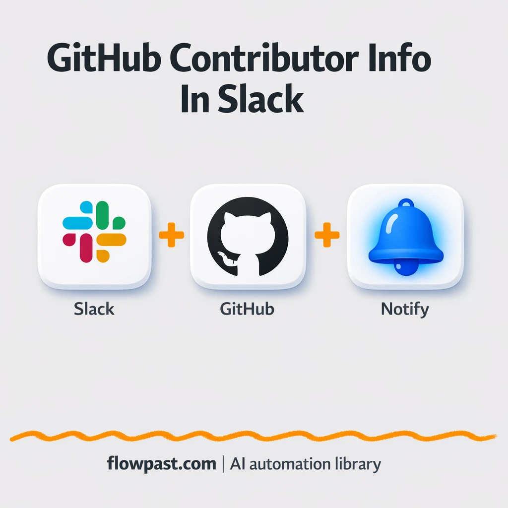 Slack + GitHub: verify contributors without digging - n8n workflow automation template