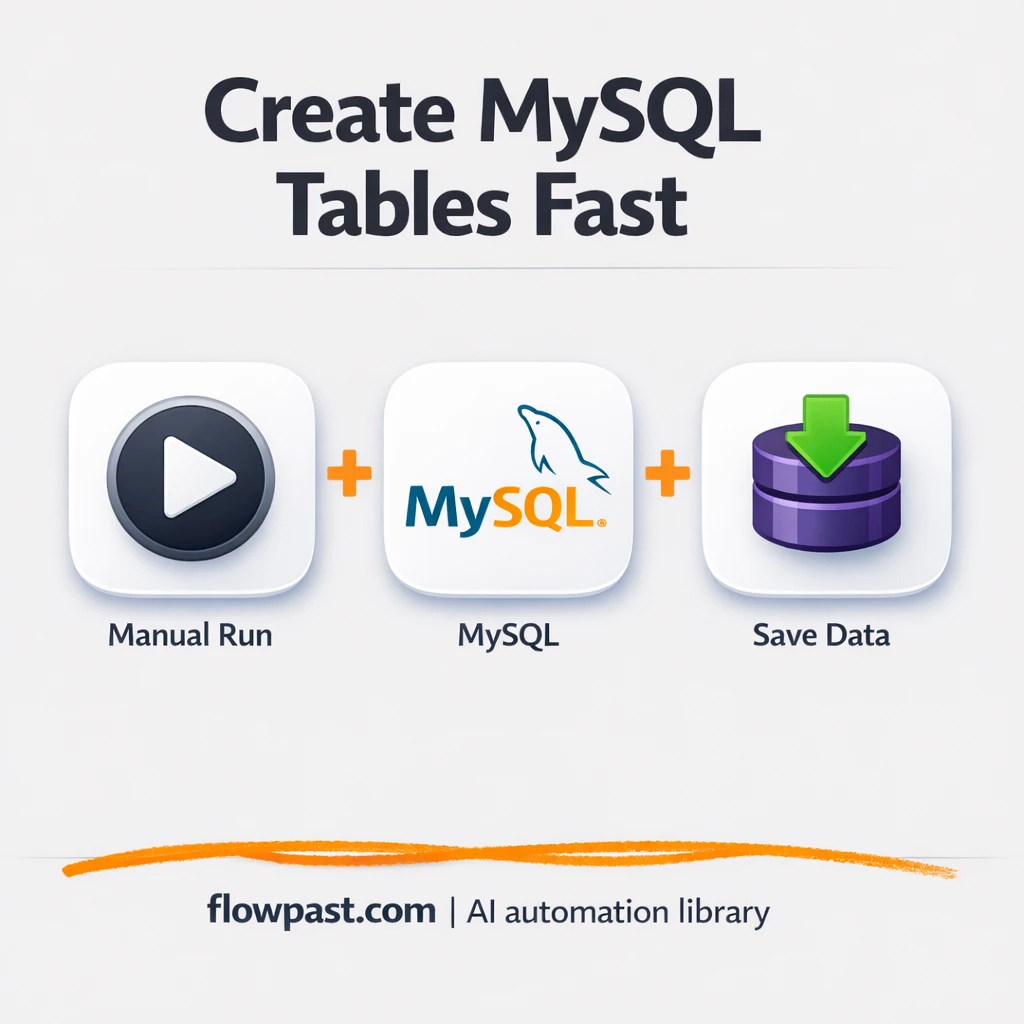 Google Sheets to MySQL, clean inserts you can trust - n8n workflow automation template