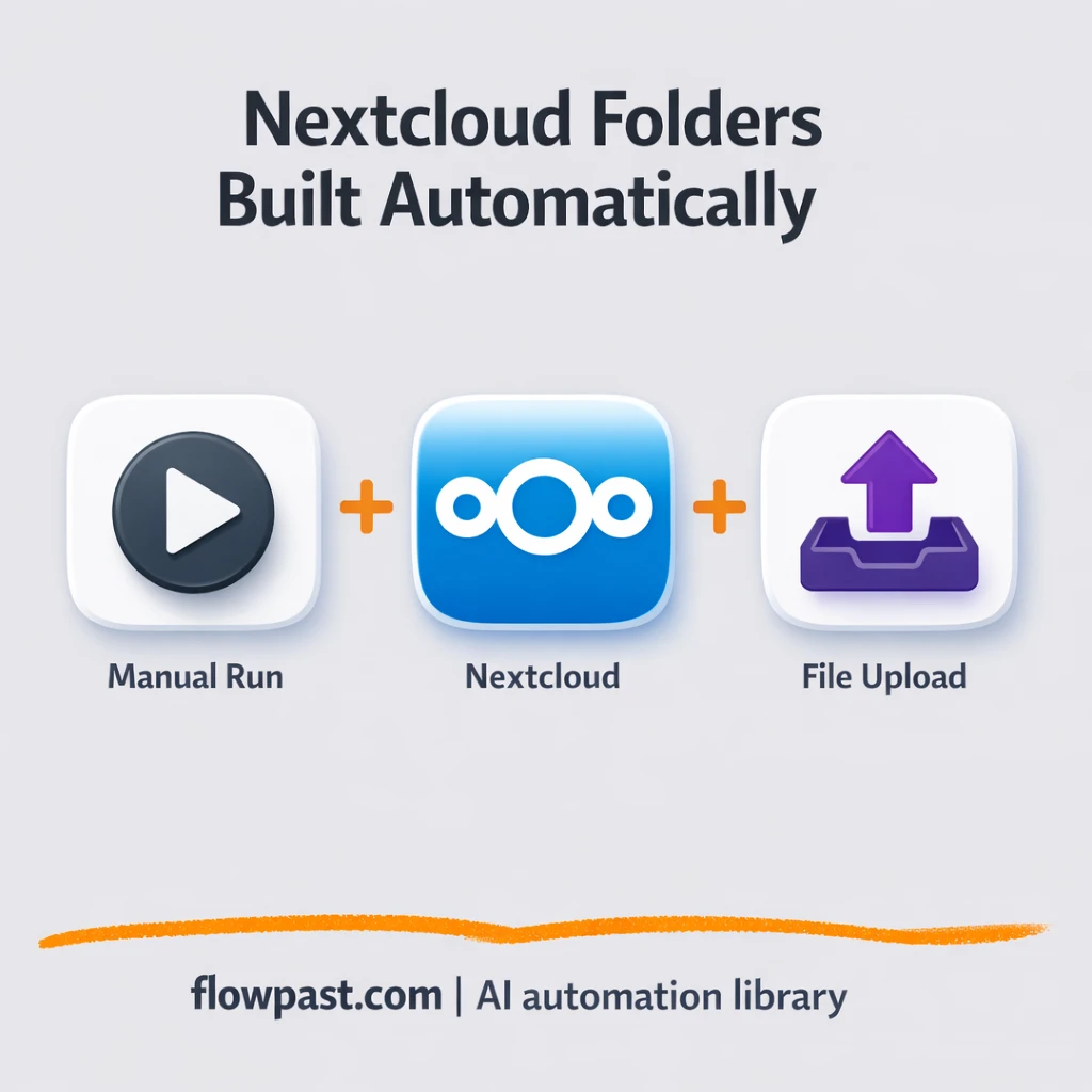 Nextcloud + Google Drive: uploads filed and verified - n8n workflow automation template