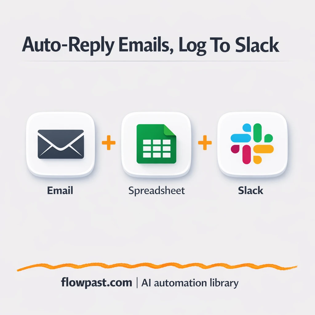 Email + Slack: faster replies, fewer follow ups - n8n workflow automation template