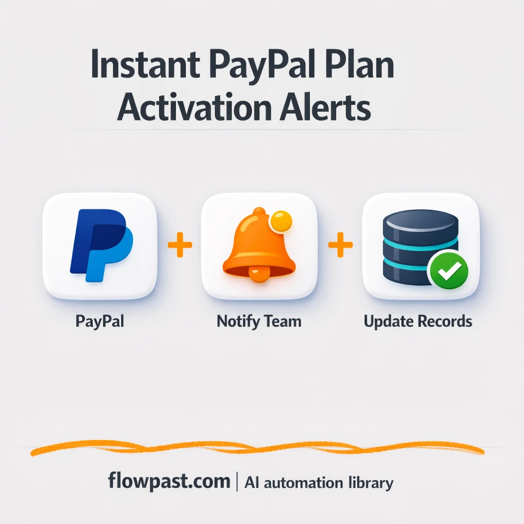 PayPal to Odoo, every payment logged and tracked - n8n workflow automation template