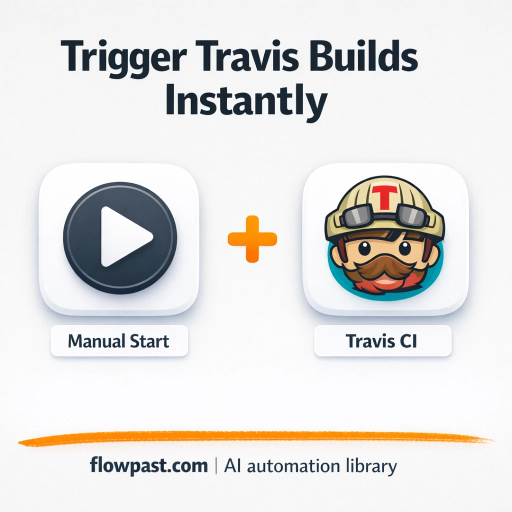 Travis CI + Slack: builds run on cue, releases move - n8n workflow automation template