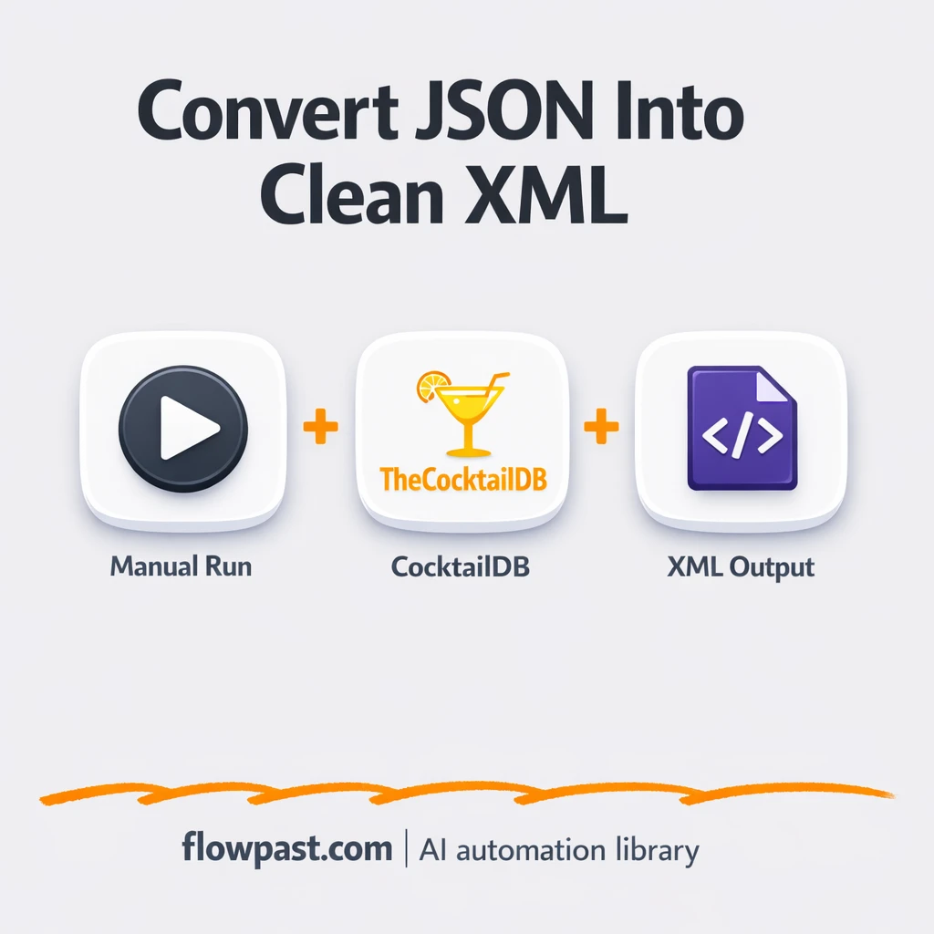 Google Sheets to XML, clean exports you can trust - n8n workflow automation template