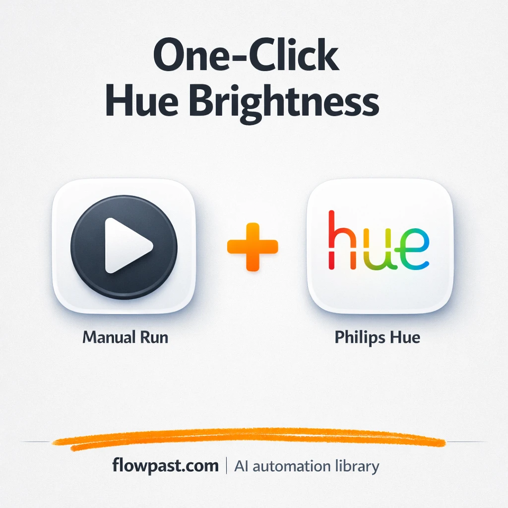 Slack status meets Philips Hue, fewer interruptions - n8n workflow automation template