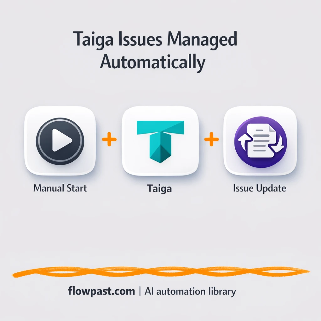 Taiga + Slack: consistent issues, cleaner triage - n8n workflow automation template
