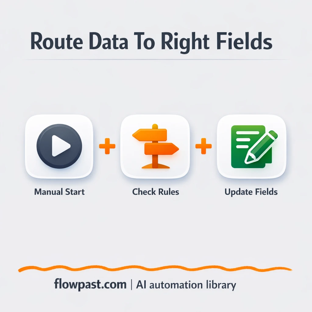 HubSpot + Google Sheets: cleaner lead routing rules - n8n workflow automation template