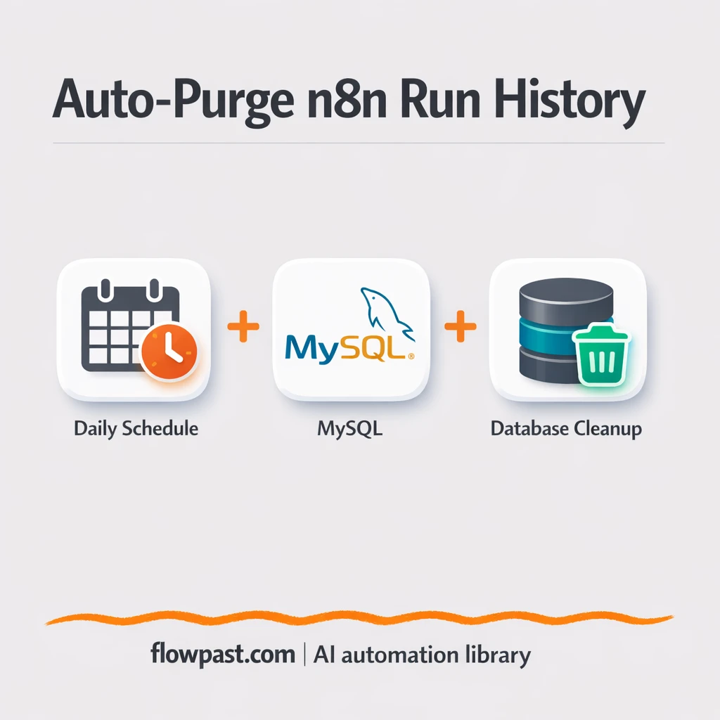MySQL + Hostinger: keep your database lean - n8n workflow automation template