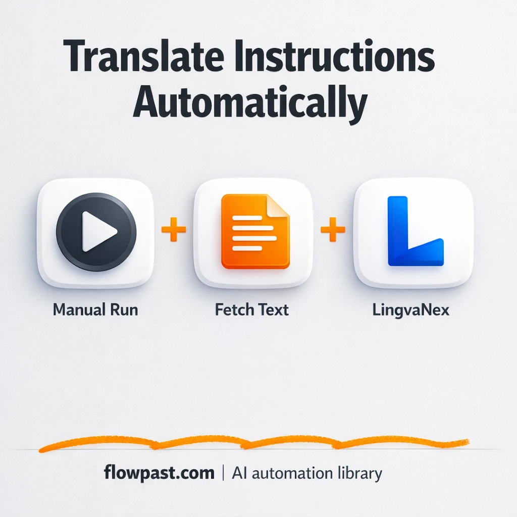 LingvaNex + Google Sheets: translations logged clean - n8n workflow automation template
