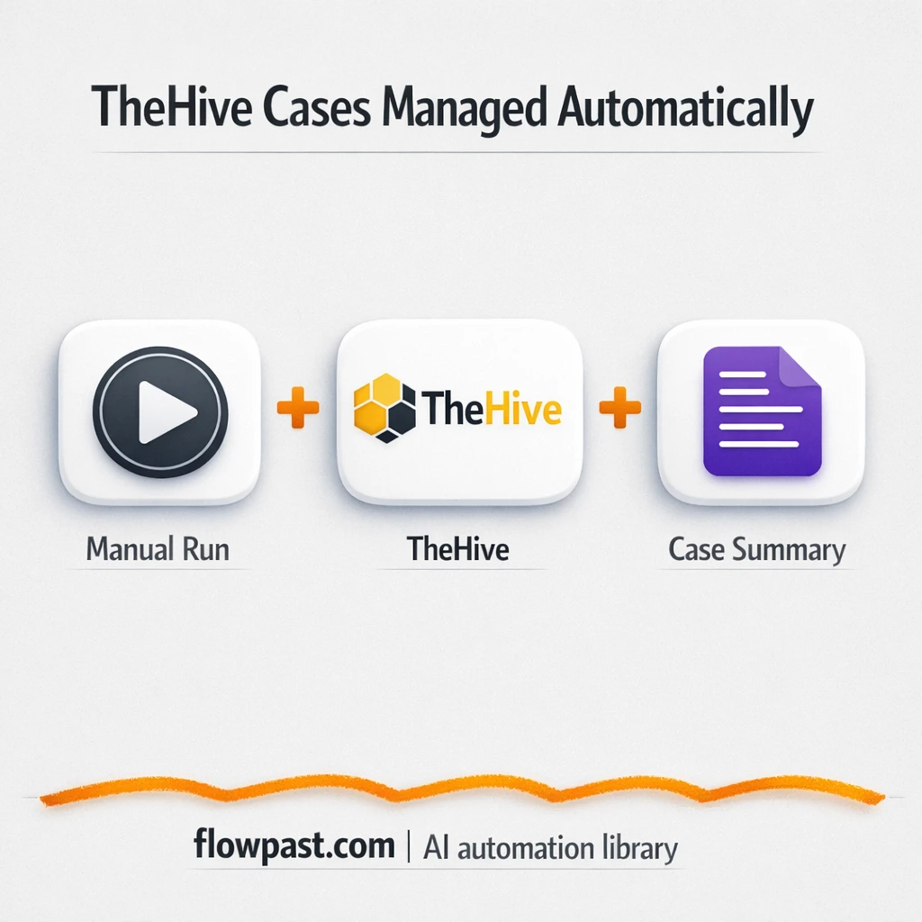 TheHive + Slack: cleaner case summaries, faster handoffs - n8n workflow automation template