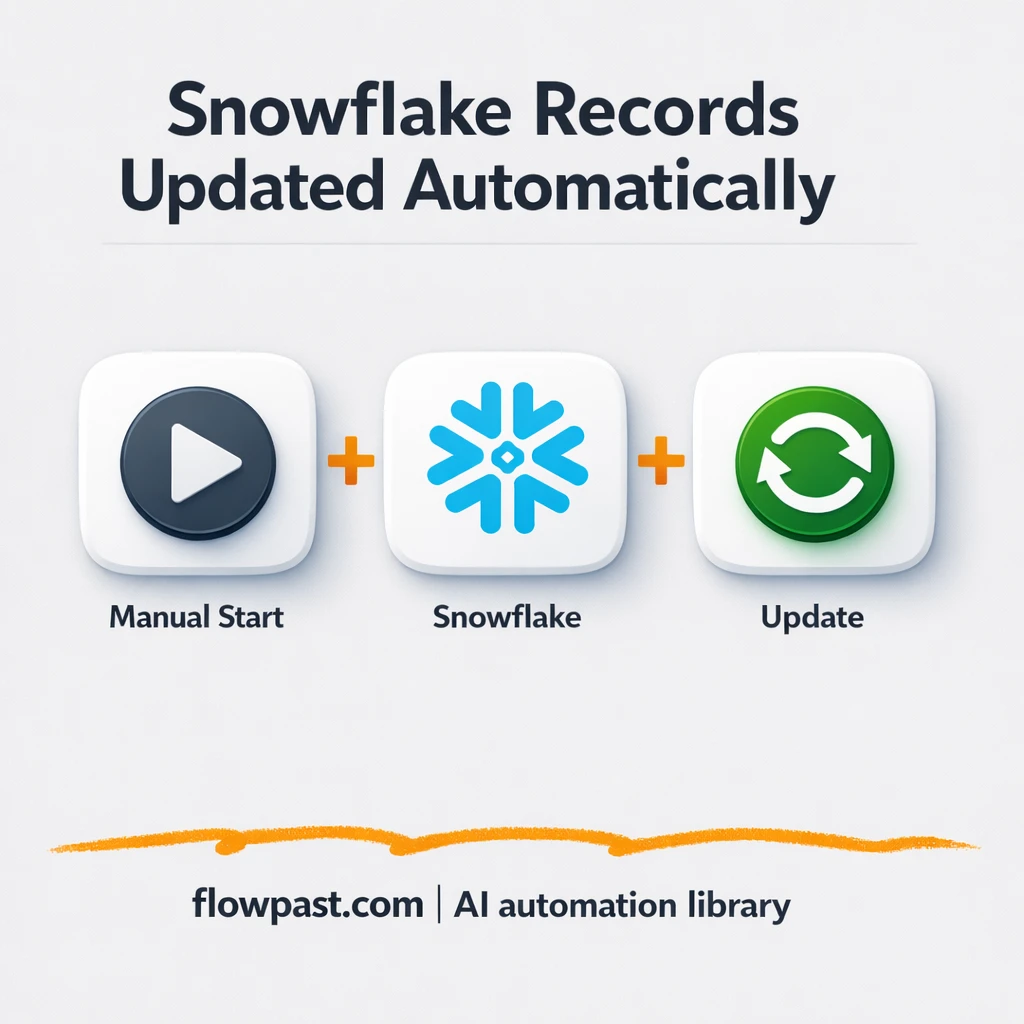 Snowflake + Google Sheets: cleaner rows, fewer fixes - n8n workflow automation template