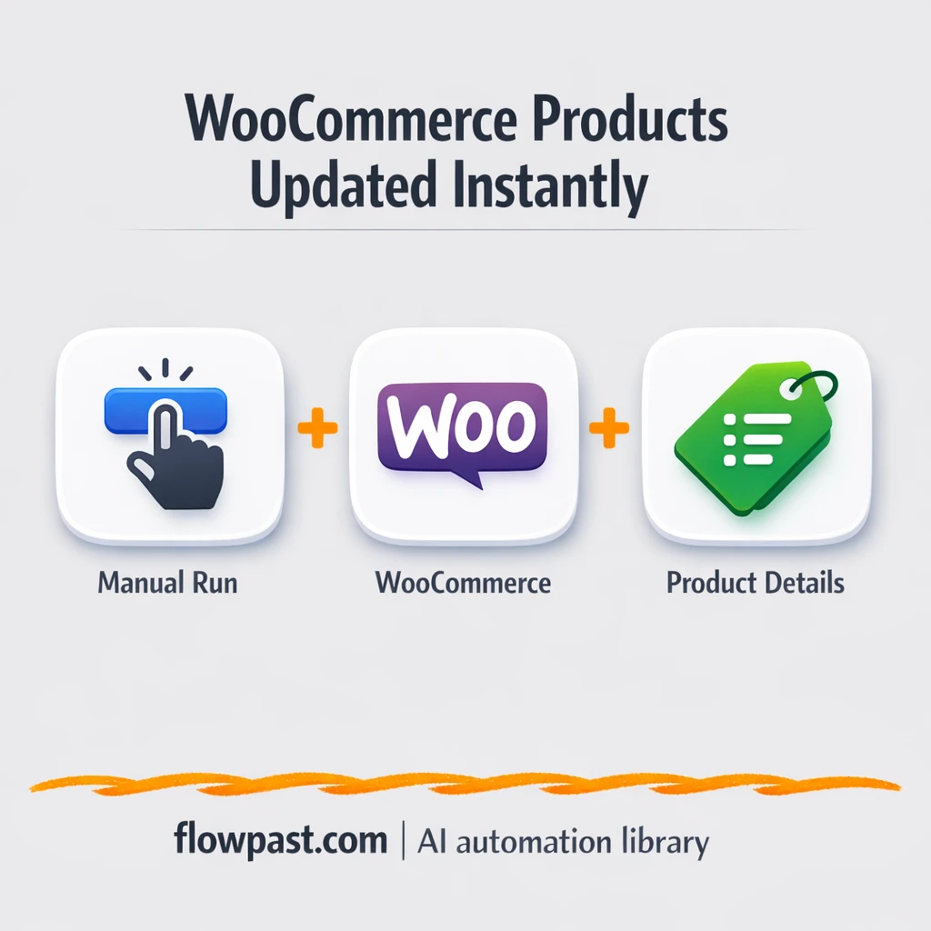 WooCommerce + Google Sheets: cleaner product updates - n8n workflow automation template