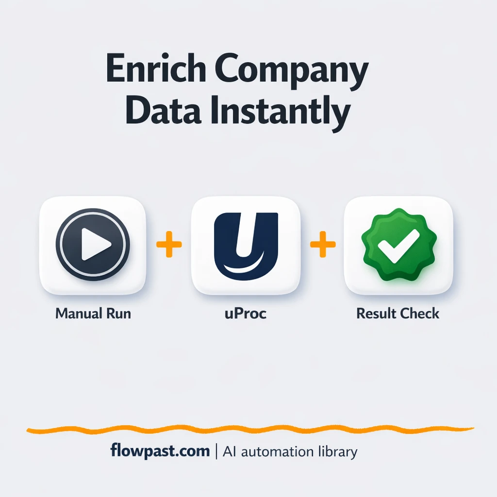 uProc to Google Sheets, enriched leads you can trust - n8n workflow automation template