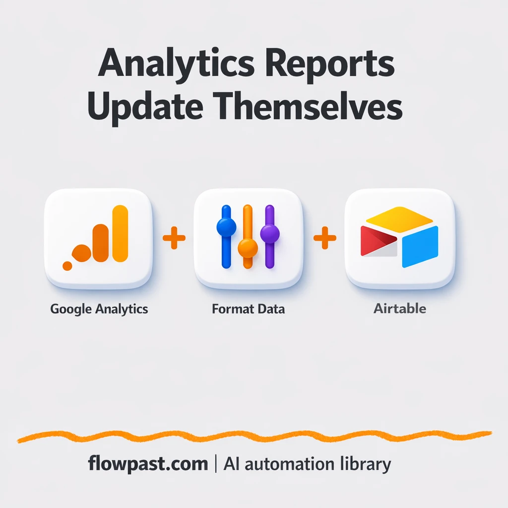 GA4 to Airtable, country sessions tracked for you - n8n workflow automation template