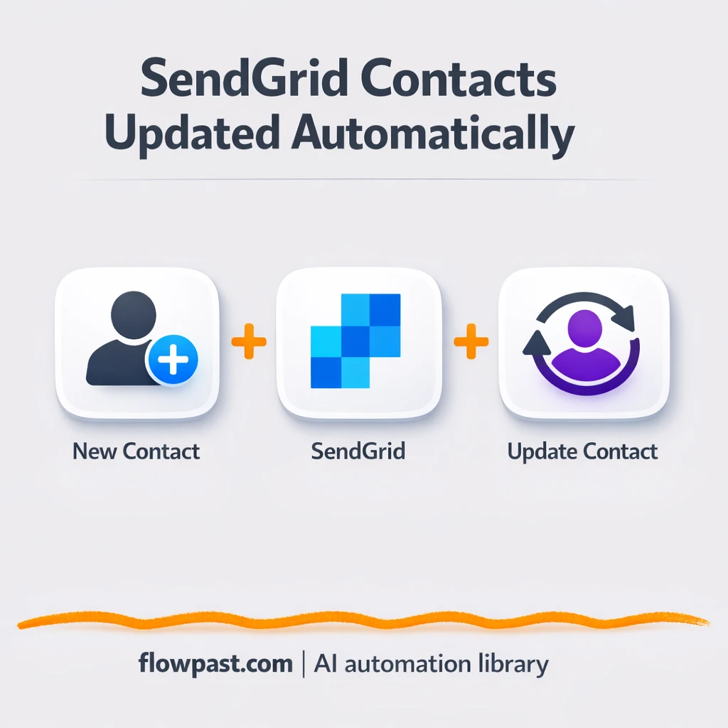ConvertKit to SendGrid, contacts stay clean - n8n workflow automation template