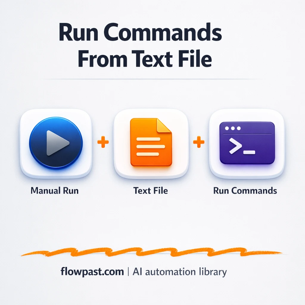 Google Drive to GitHub, track every command run - n8n workflow automation template
