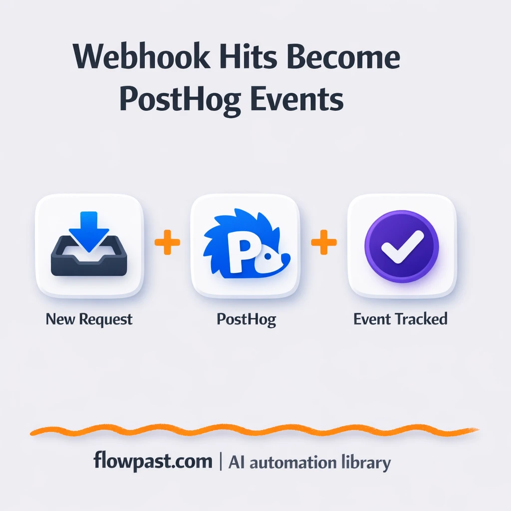 Webhooks to PostHog, cleaner events you can trust - n8n workflow automation template