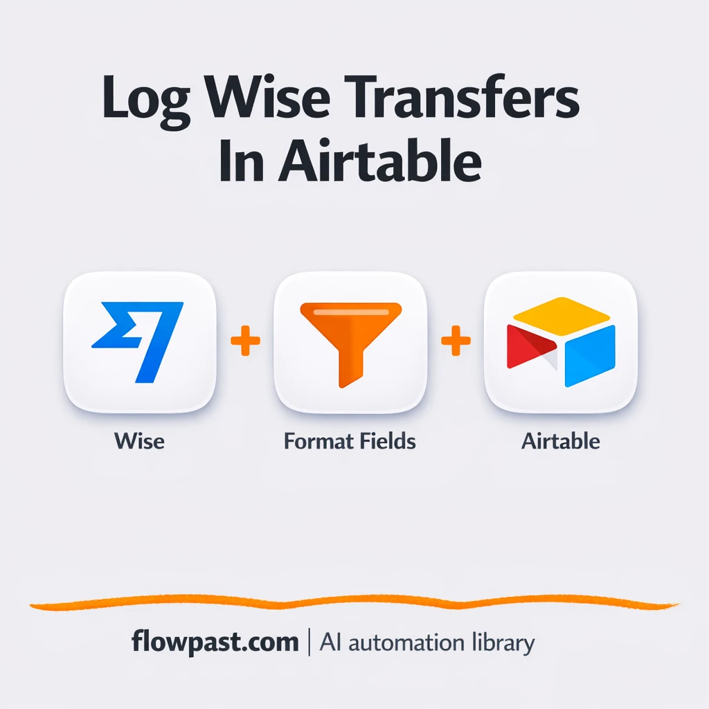 Wise to Airtable, transfer logs stay up to date - n8n workflow automation template
