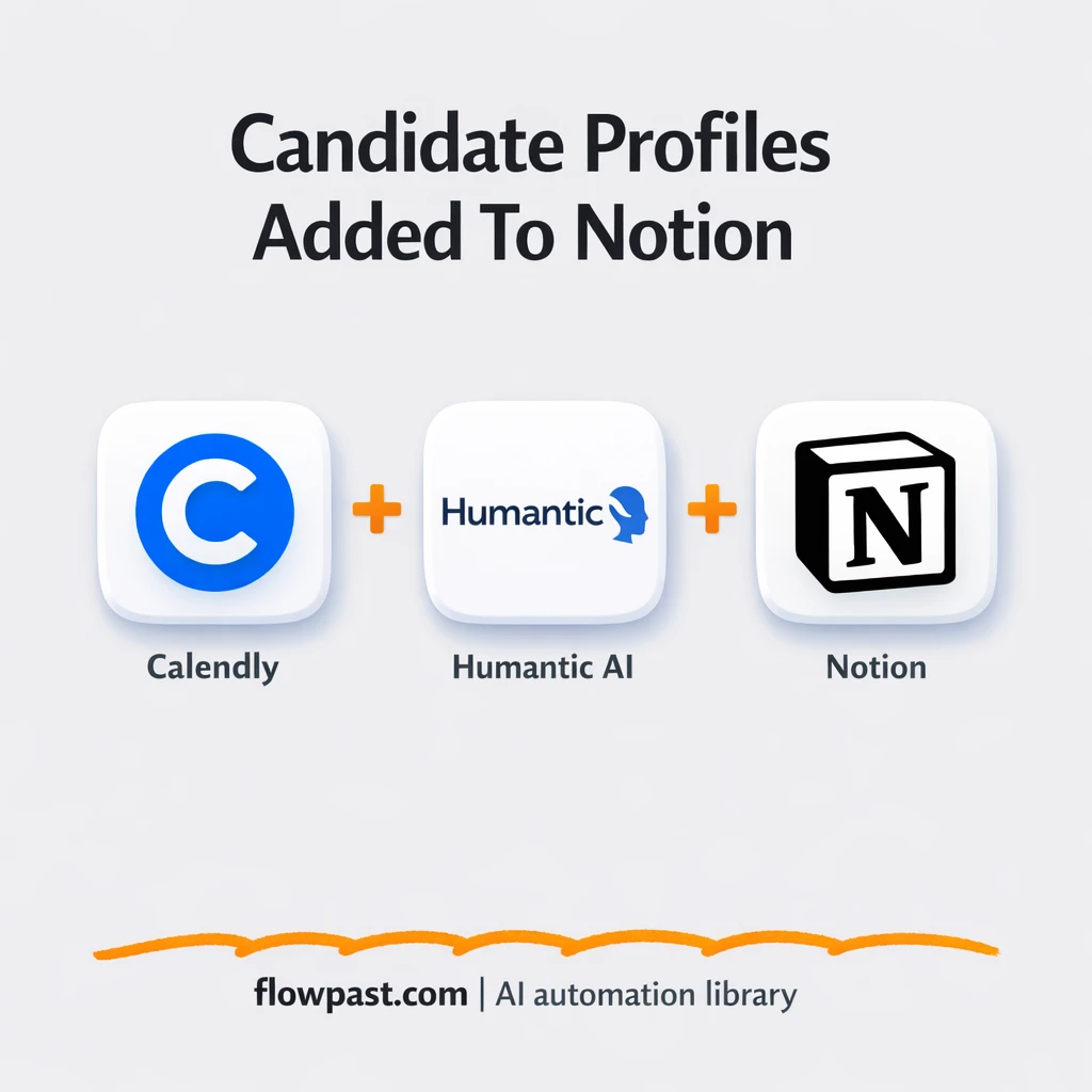 Calendly to Notion, interview prep ready every time - n8n workflow automation template
