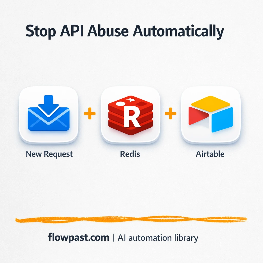 Redis + Airtable: block noisy users, keep data fast - n8n workflow automation template