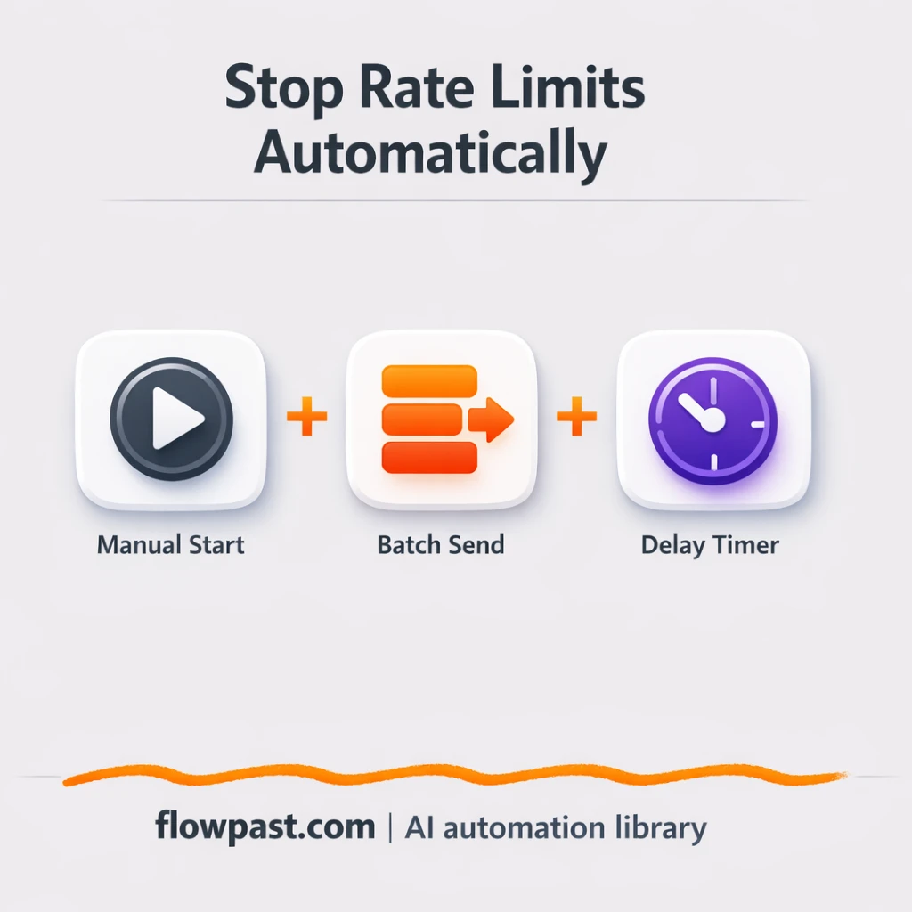 Slack alerts for rate limits, fewer failed syncs - n8n workflow automation template