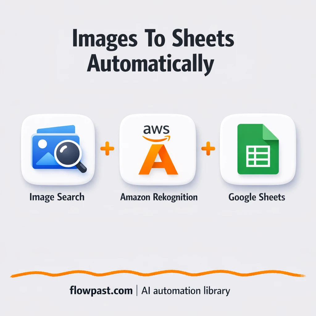 AWS Rekognition to Google Sheets, OCR text logged - n8n workflow automation template