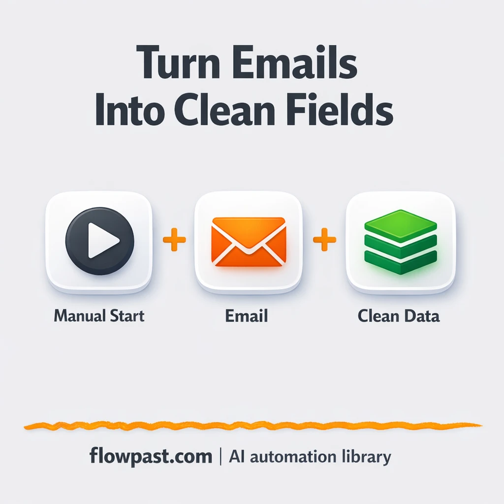 Gmail to Google Sheets, form leads logged clean - n8n workflow automation template