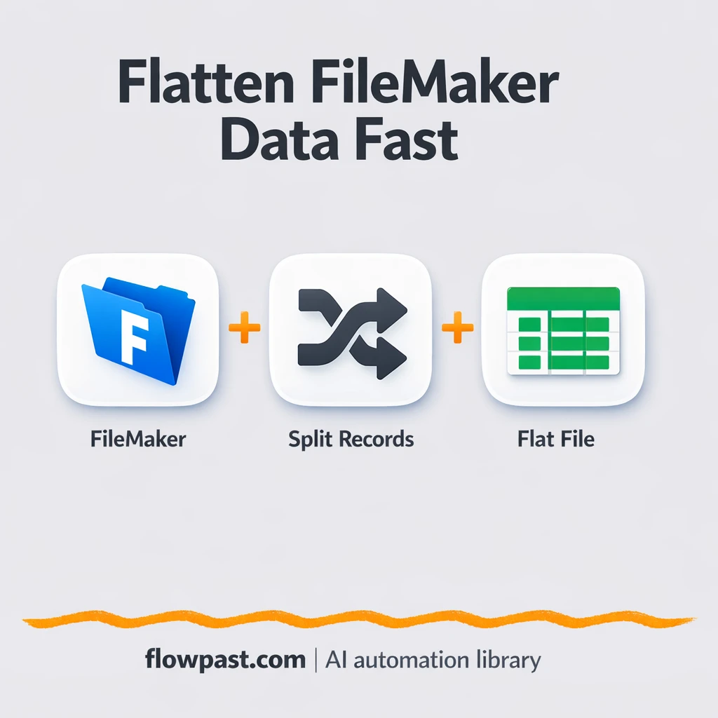 FileMaker to Google Sheets, clean exports every time - n8n workflow automation template