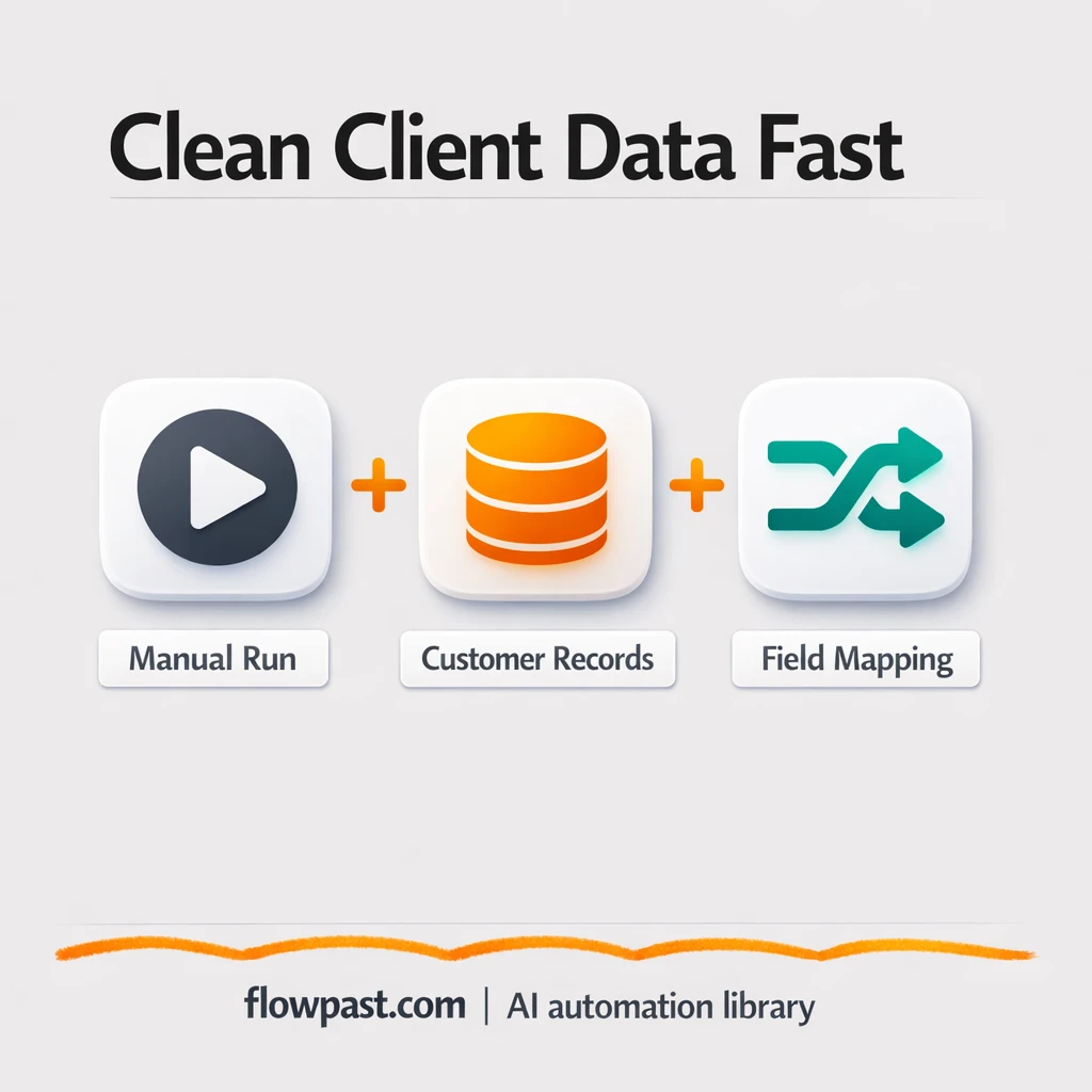 Google Sheets + Slack: cleaner customer records fast - n8n workflow automation template