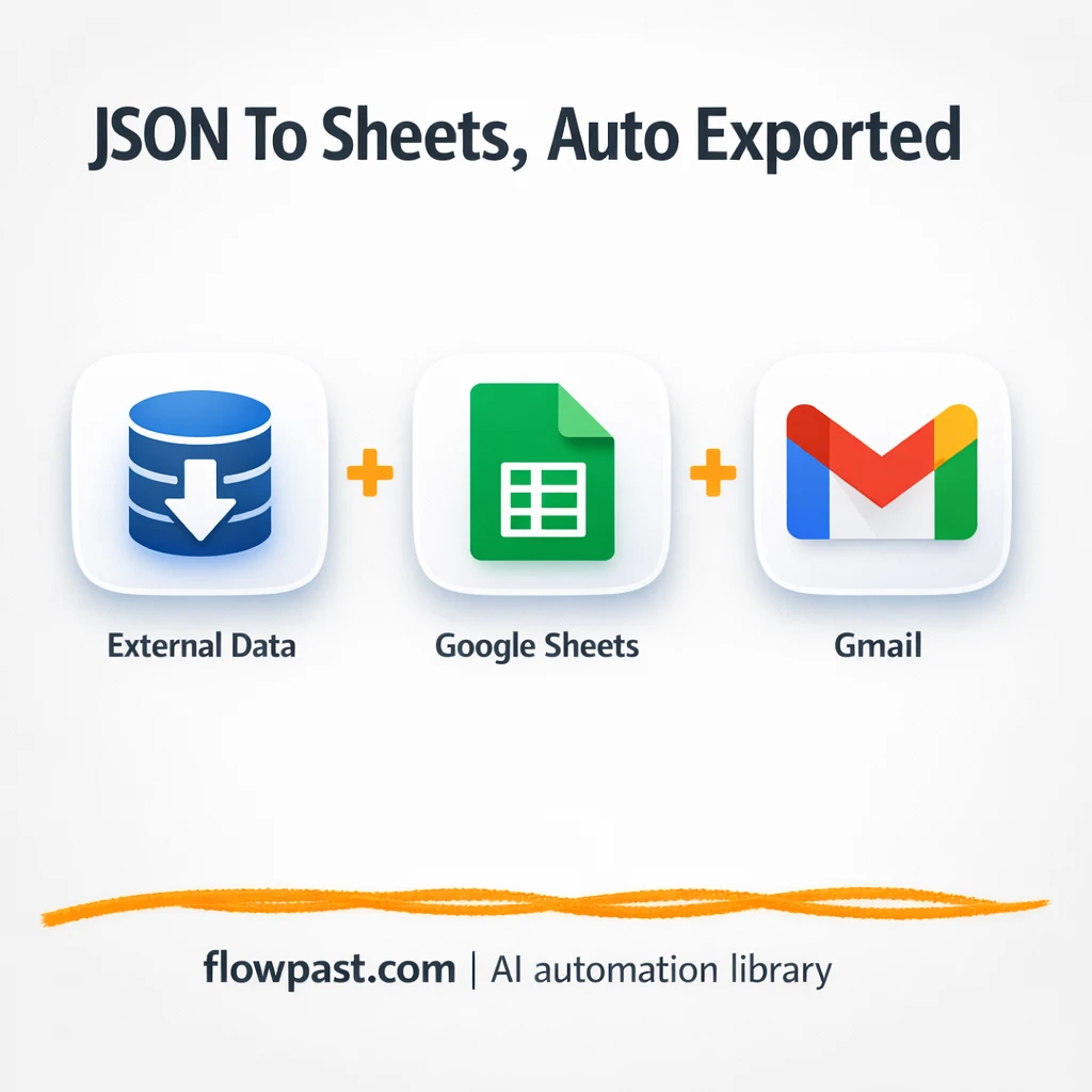 Google Sheets + Gmail: clean JSON rows, auto logs - n8n workflow automation template