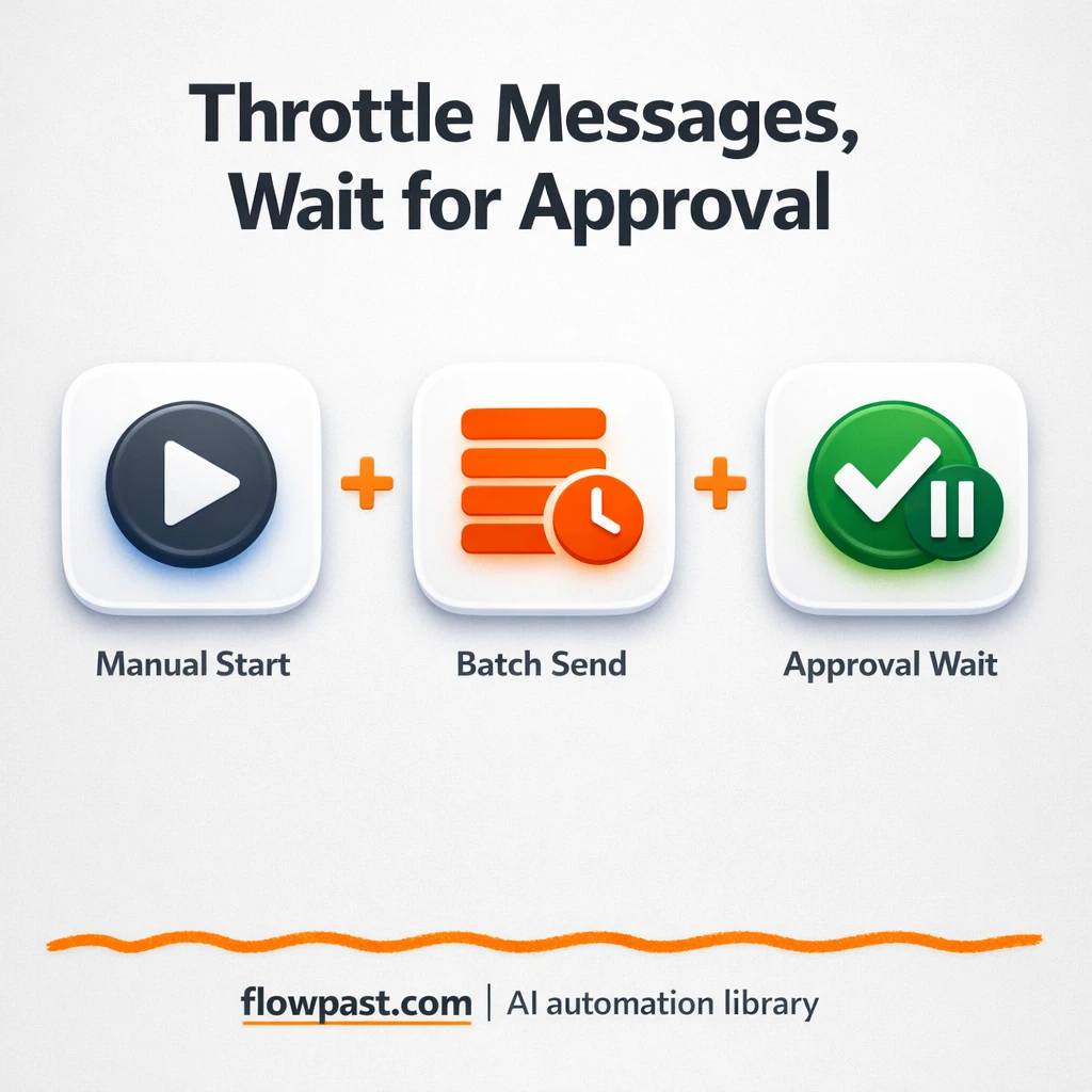 Slack + WooCommerce: approvals and pacing that work - n8n workflow automation template