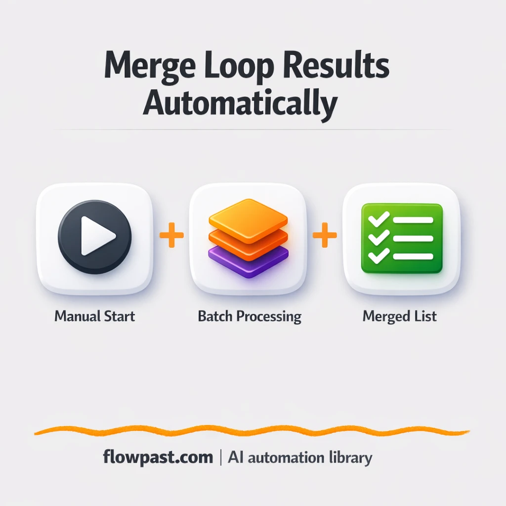 Airtable batch runs merged into one clean list - n8n workflow automation template